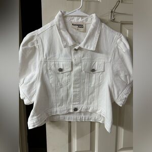 Savanna Jane cropped denim top